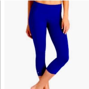 Athleta Sonar Capri Size Small blue VGUC